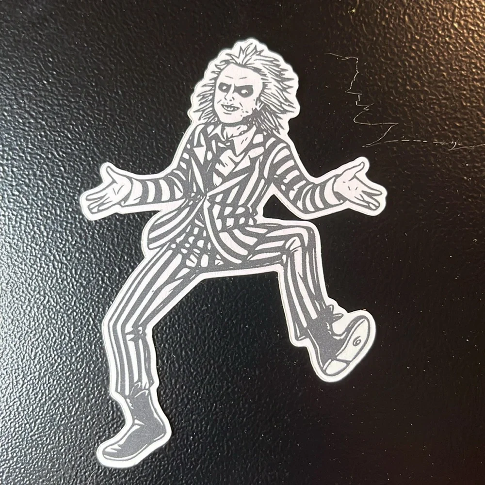 Beetlejuice Decals Pack of 5 Beetlejuice Halloween Stickers Horror Decals 90s